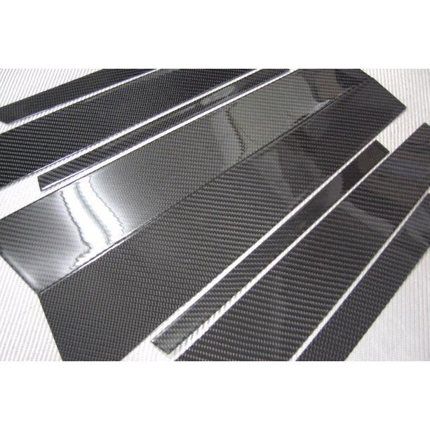 BMW F10 5シリーズ セダン用 リアルカーボン ピラーパネル 6点セット ピラーガーニッシュ センターピラー サイドピラー ドアピラー Bピラー 綾織カーボン 人気 |  | 06