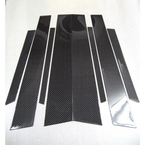 BMW F15 X5用 リアルカーボン ピラーパネル 8点セット ピラーガーニッシュ センターピラー サイドピラー ドアピラー カーボンピラー Bピラー 綾織 Xシリーズ |  | 03