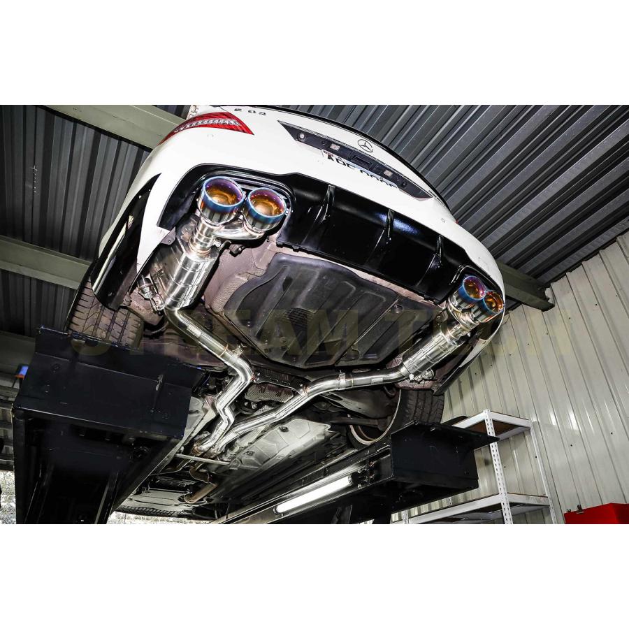 iPE イノテック BENZ W204 S204 C204 C63 AMG用 可変バルブ マフラー ステンレス製 テールエンド メルセデス ベンツ Cクラス Black Series 507 Edition |  | 01