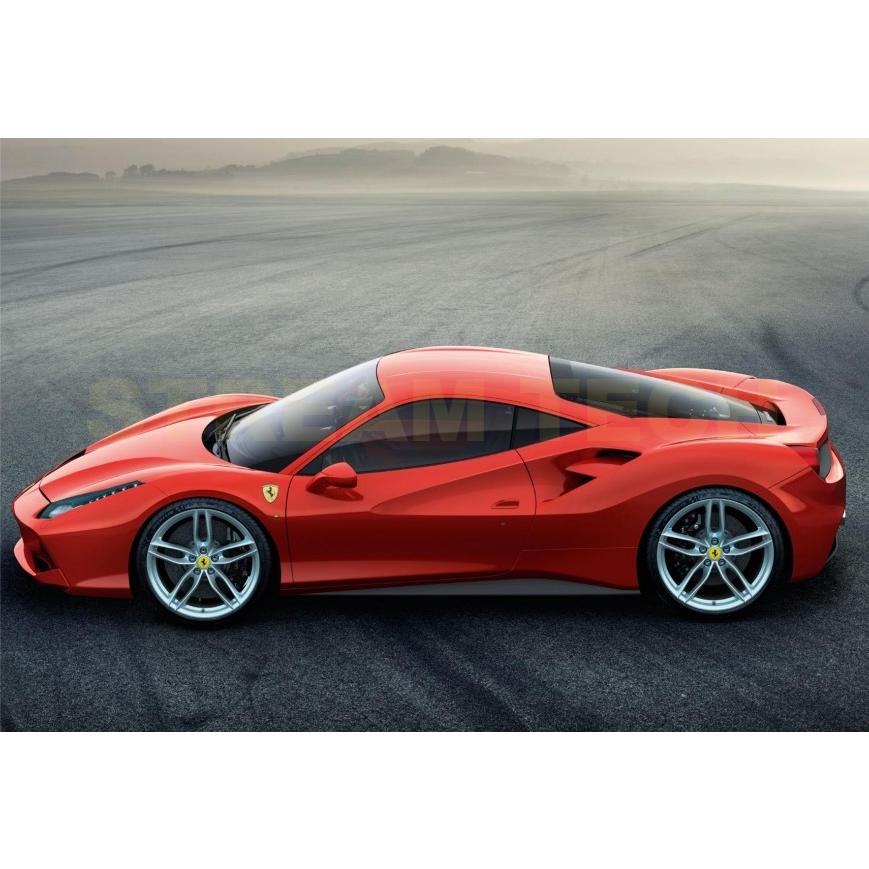 Ferrari フェラーリ 488 GTB用 ドライカーボン サイドステップ 左右セット サイドスカート サイドスポイラー サイドシル カーボンスポイラー 綾織 Spyder 人気｜streamtech｜11