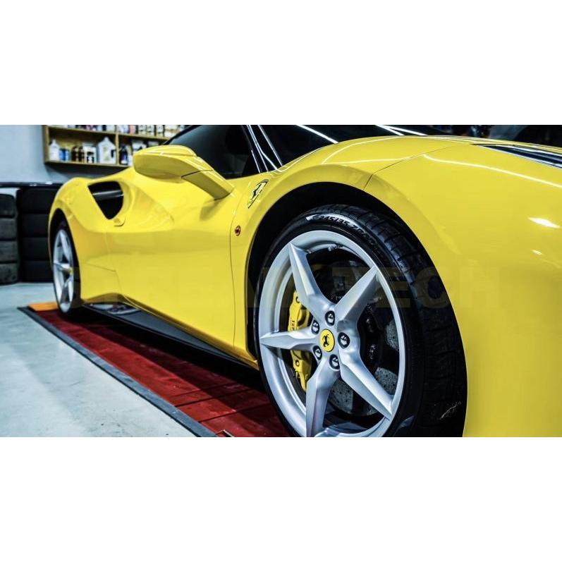 Ferrari フェラーリ 488 GTB用 ドライカーボン サイドステップ サイド