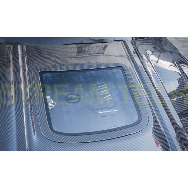 BMW G20 G21 3シリーズ用 天窓タイプ カーボン ボンネット 2種類有 綾織カーボン フォージドカーボン エンジンフード 強化ガラス 318 320 330 340 CMST |  | 04