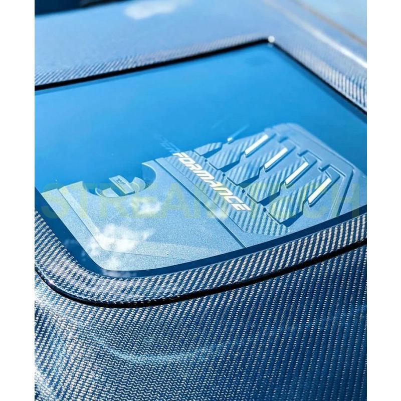 BMW G20 G21 3シリーズ用 天窓タイプ カーボン ボンネット 2種類有 綾織カーボン フォージドカーボン エンジンフード 強化ガラス 318 320 330 340 CMST |  | 05