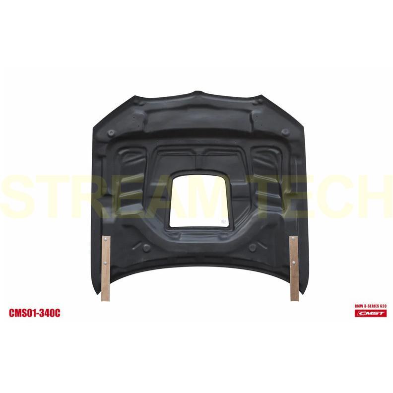 BMW G20 G21 3シリーズ用 天窓タイプ カーボン ボンネット 2種類有 綾織カーボン フォージドカーボン エンジンフード 強化ガラス 318 320 330 340 CMST |  | 09