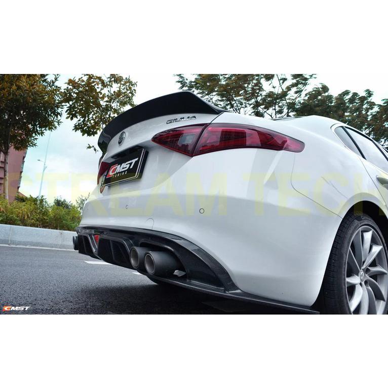 Alfa Romeo アルファロメオ ジュリア用 ダックテールタイプ カーボン トランクスポイラー 2種類有 綾織カーボン フォージドカーボン リアスポイラー ウイング |  | 02