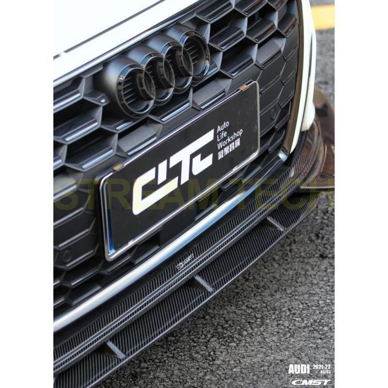 AUDI アウディ 8Y A3 S3 RS3用 カーボン フロントスポイラー 4種類有 綾織カーボン フォージドカーボン リップスポイラー フロントリップ アンダーリップ CMST |  | 04