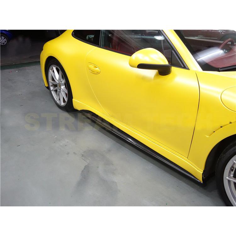 PORSCHE ポルシェ 991 カレラ 前期用 VRSタイプ サイドスカート 2種類有 FRP ハーフカーボン サイドステップ サイドスポイラー  911 991.1 C2 C2S GTS GT3 :CPR991-GT300002BSD:STREAM TECH - 通販 - Yahoo!ショッピング