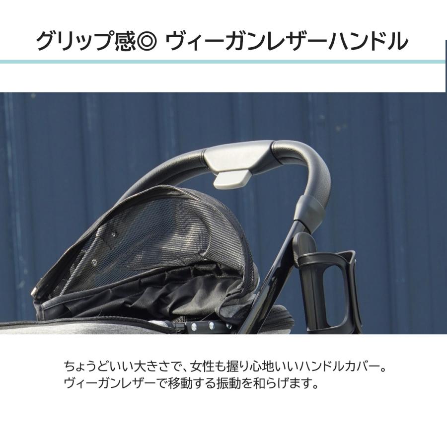 訳あり ペティーク デラックスダブルデッカー ペットストローラー