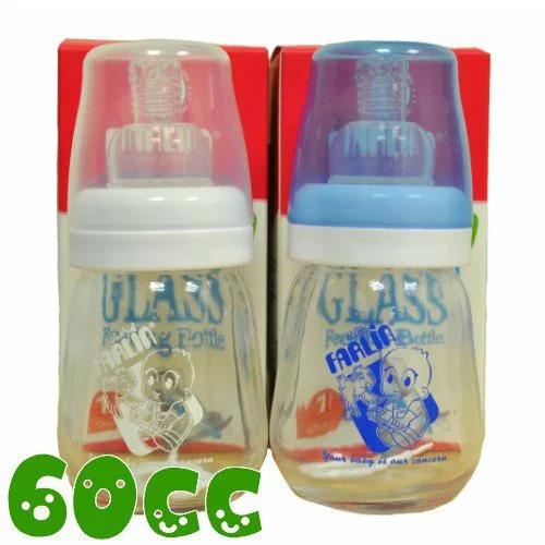 【OUTLET SALE】FARLIN ファーリン ガラス 哺乳びん耐熱ガラス製 60cc baby ミルク 調乳  ベビー用品 赤ちゃん | 