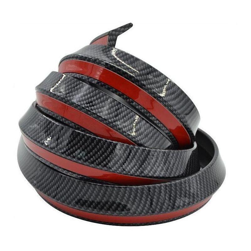 汎用 ガリ傷 予防 防止 アーチモール カーボン柄タイプ 長2.4m 幅4.5cm 2本 エアロパーツ フロントスポイラー サイドスカート ディフューザー スポイラー 人気 |  | 03