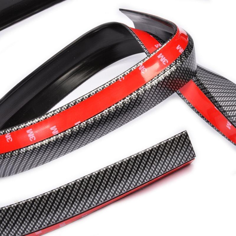 汎用 ガリ傷 予防 防止 アーチモール カーボン柄タイプ 長2.4m 幅4.5cm 2本 エアロパーツ フロントスポイラー サイドスカート ディフューザー スポイラー 人気 |  | 05