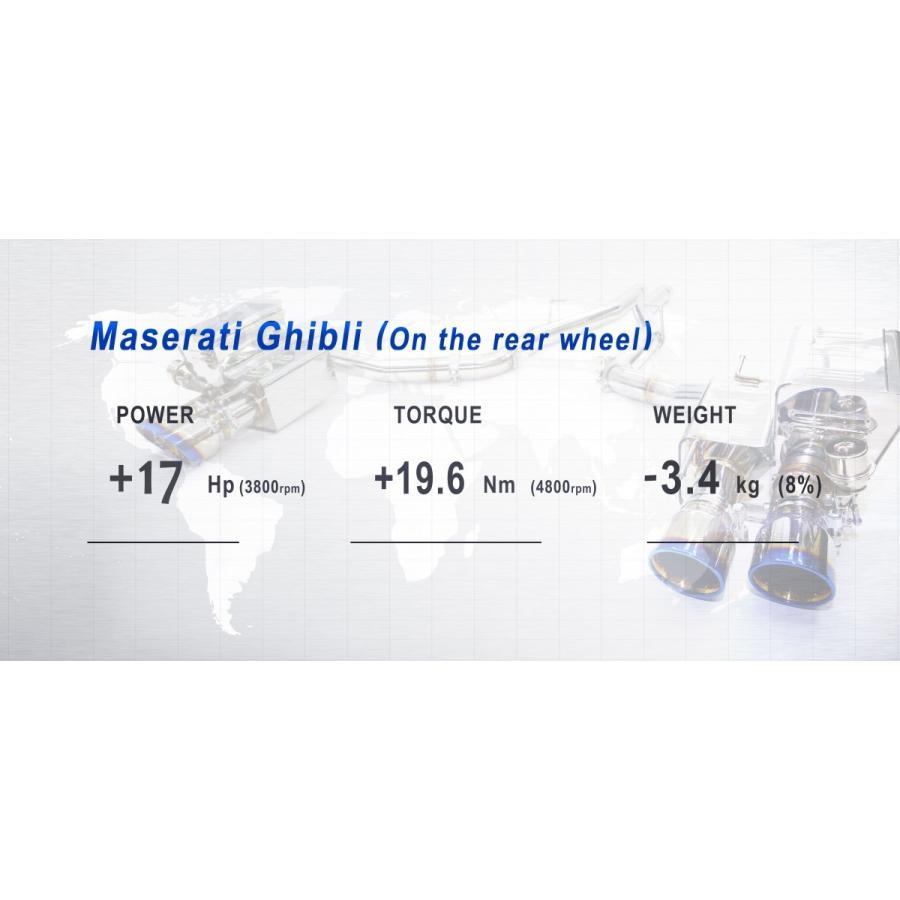 iPE イノテック MASERATI ギブリ 3.0T 4WD用 可変バルブ マフラー ステンレス製 テールエンド マセラティ Maserati Ghibli S Q4 M157 |  | 14