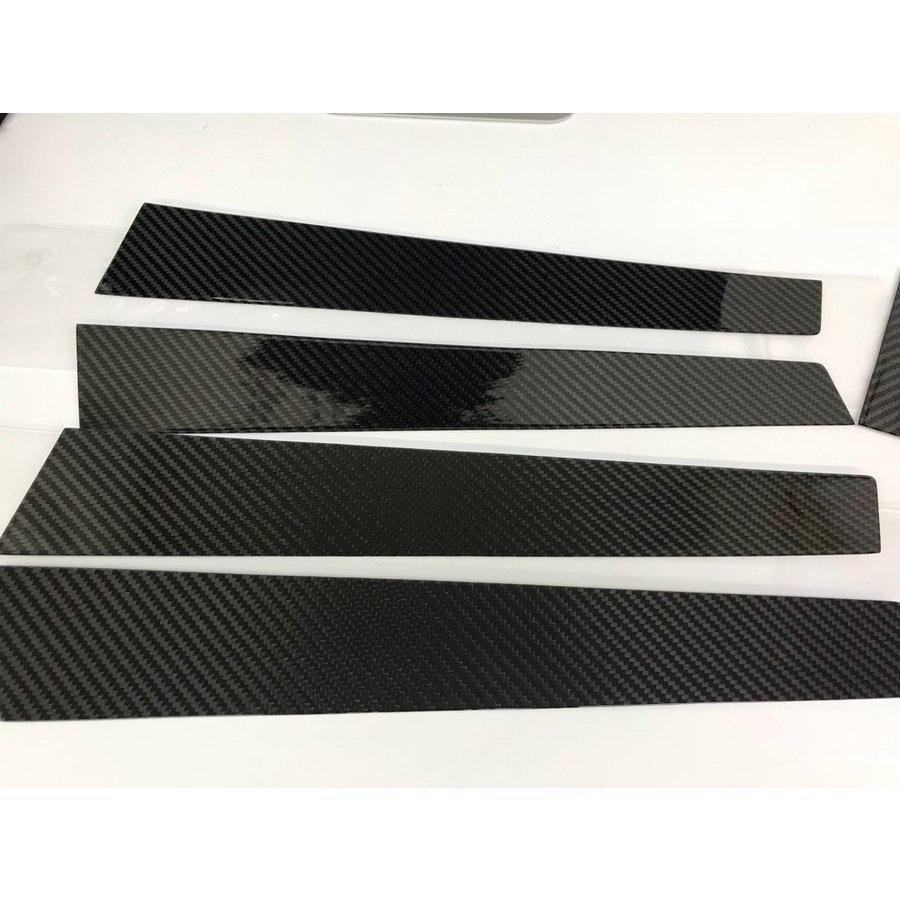 SUBARU スバル インプレッサ GRB用 リアルカーボン ピラーパネル