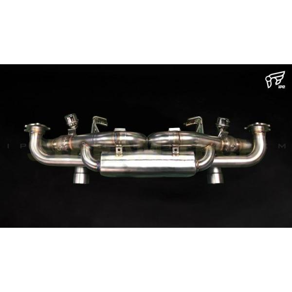 iPE イノテック PORSCHE 718 ボクスター ケイマン GTS 4.0 GT4 スパイダー用 可変バルブ マフラー ステンレス製 テールエンド ポルシェ 982 Boxster Cayman |  | 02