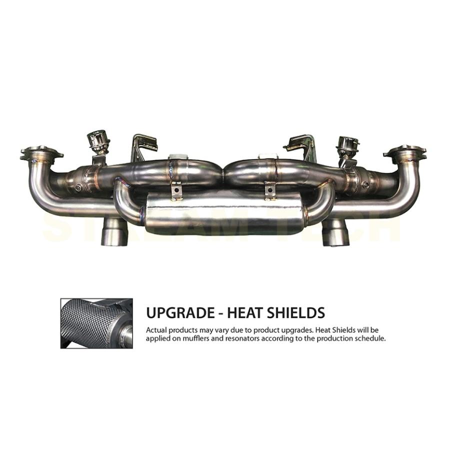 iPE イノテック PORSCHE 718 ボクスター ケイマン GTS 4.0 GT4 スパイダー用 可変バルブ マフラー ステンレス製 テールエンド ポルシェ 982 Boxster Cayman |  | 03