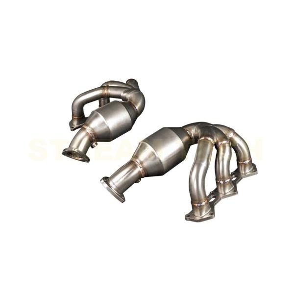 iPE イノテック PORSCHE 718 ボクスター ケイマン GTS 4.0 GT4 スパイダー用 エキマニ ステンレス製 触媒 キャタライザー ポルシェ 982 Boxster Cayman |  | 01