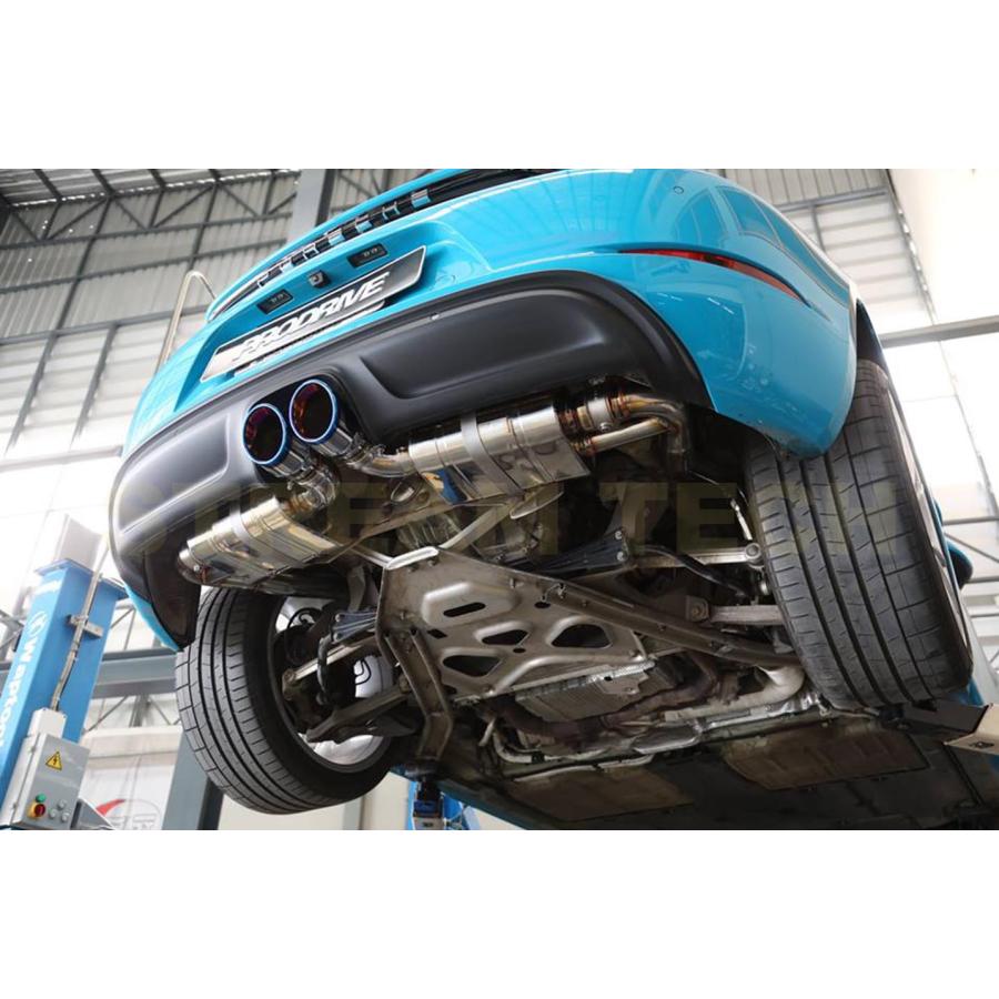 iPE イノテック PORSCHE 718 ボクスター ケイマン用 可変バルブ マフラー ステンレス製 テールエンド ポルシェ 982 Boxster Cayman S GTS |  | 05