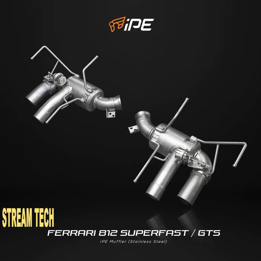iPE イノテック Ferrari 812 スーパーファスト用 可変バルブ マフラー フルシステム ステンレス製 キャタライザー テールエンド フェラーリ Superfast GTS |  | 10