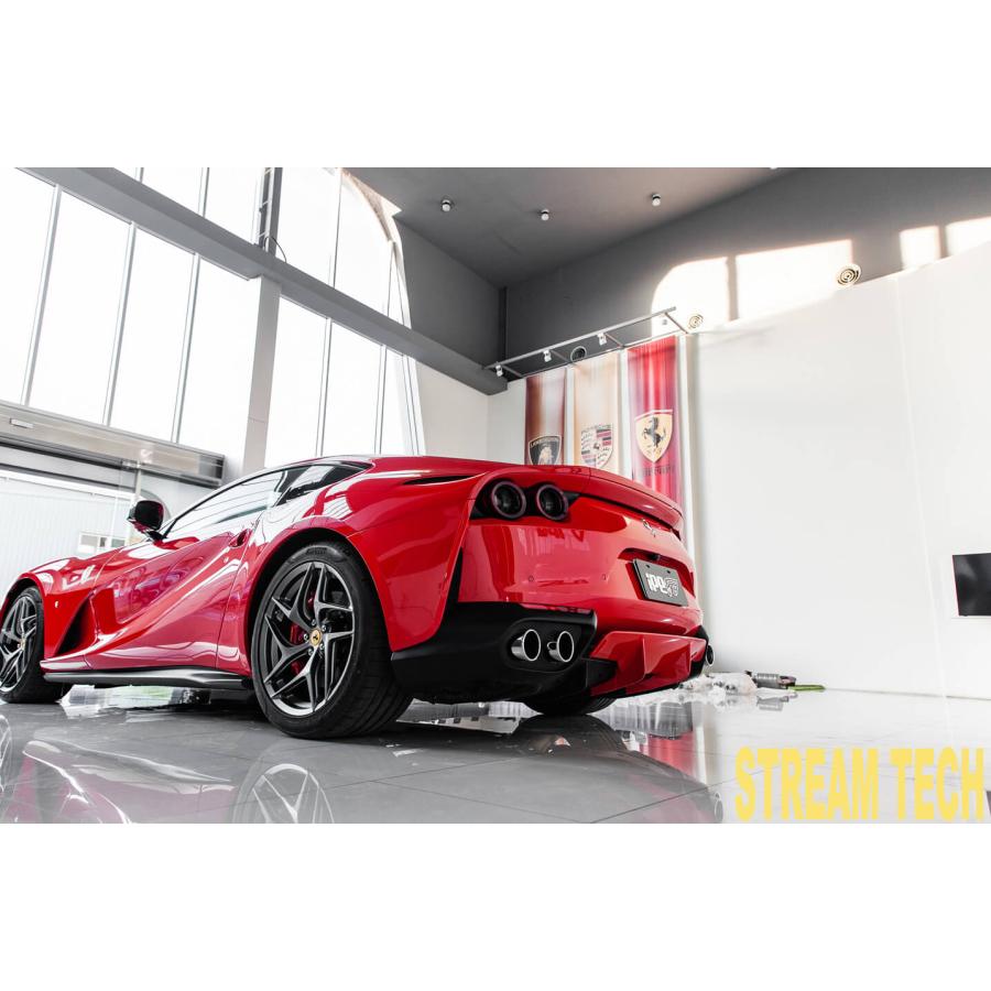 iPE イノテック Ferrari 812 スーパーファスト用 可変バルブ マフラー フルシステム ステンレス製 キャタライザー テールエンド フェラーリ Superfast GTS |  | 02