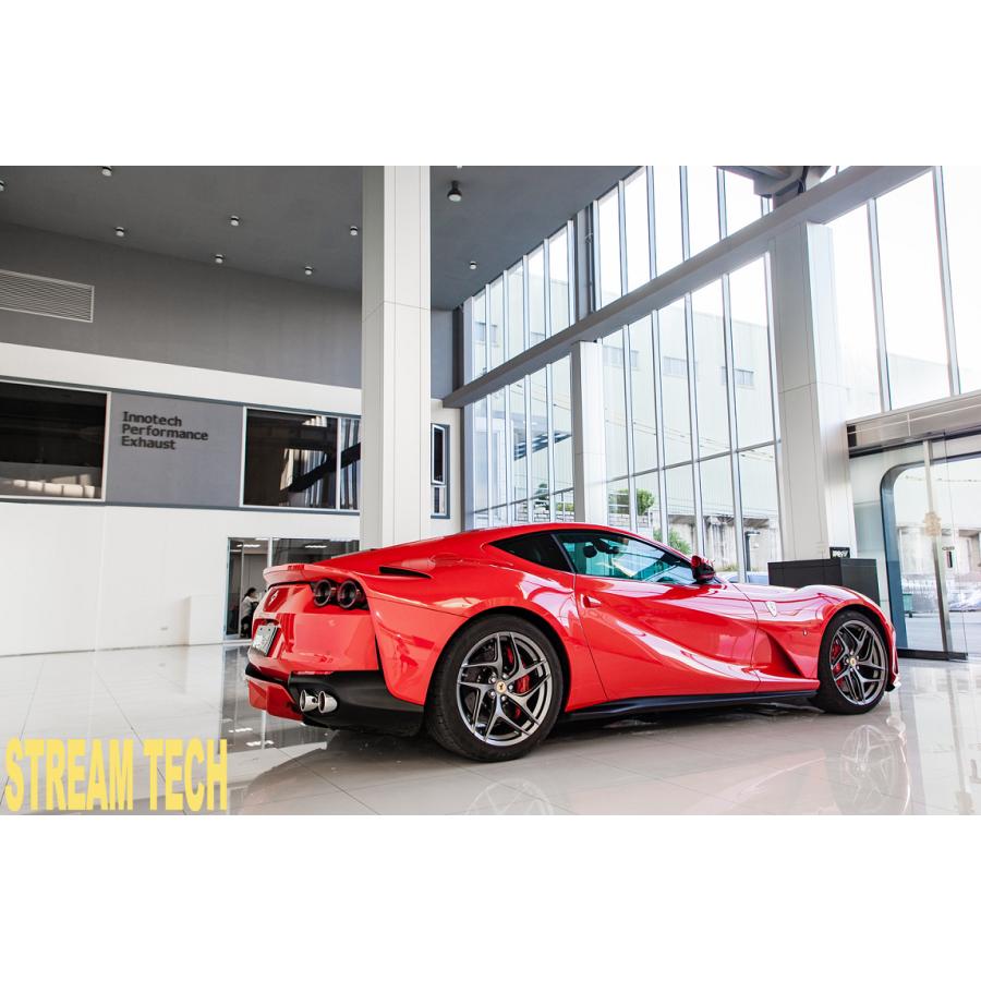 iPE イノテック Ferrari 812 スーパーファスト用 可変バルブ マフラー フルシステム チタン製 キャタライザー テールエンド フェラーリ Superfast GTS |  | 13