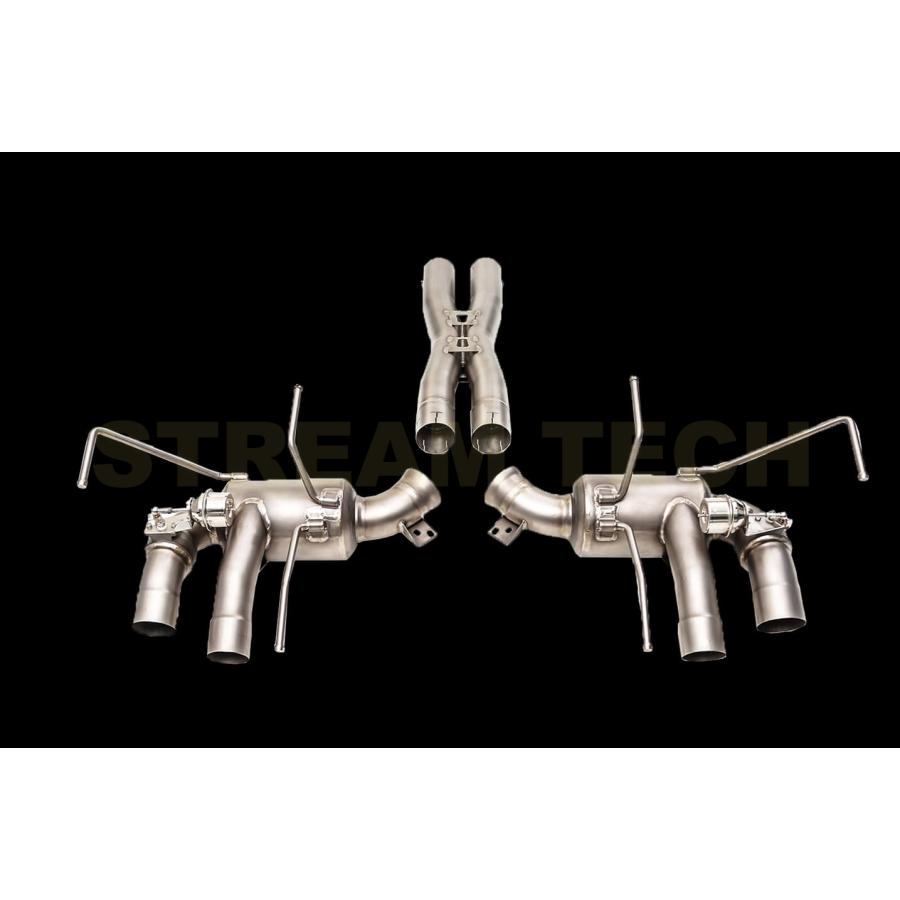 iPE イノテック Ferrari 812 スーパーファスト用 可変バルブ マフラー フルシステム チタン製 キャタライザー テールエンド フェラーリ Superfast GTS |  | 04