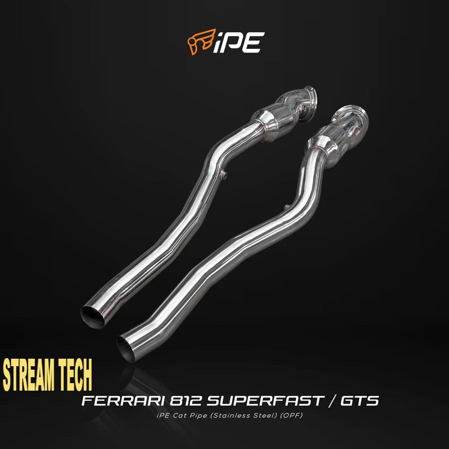 iPE イノテック Ferrari 812 スーパーファスト用 可変バルブ マフラー フルシステム チタン製 キャタライザー テールエンド フェラーリ Superfast GTS |  | 07