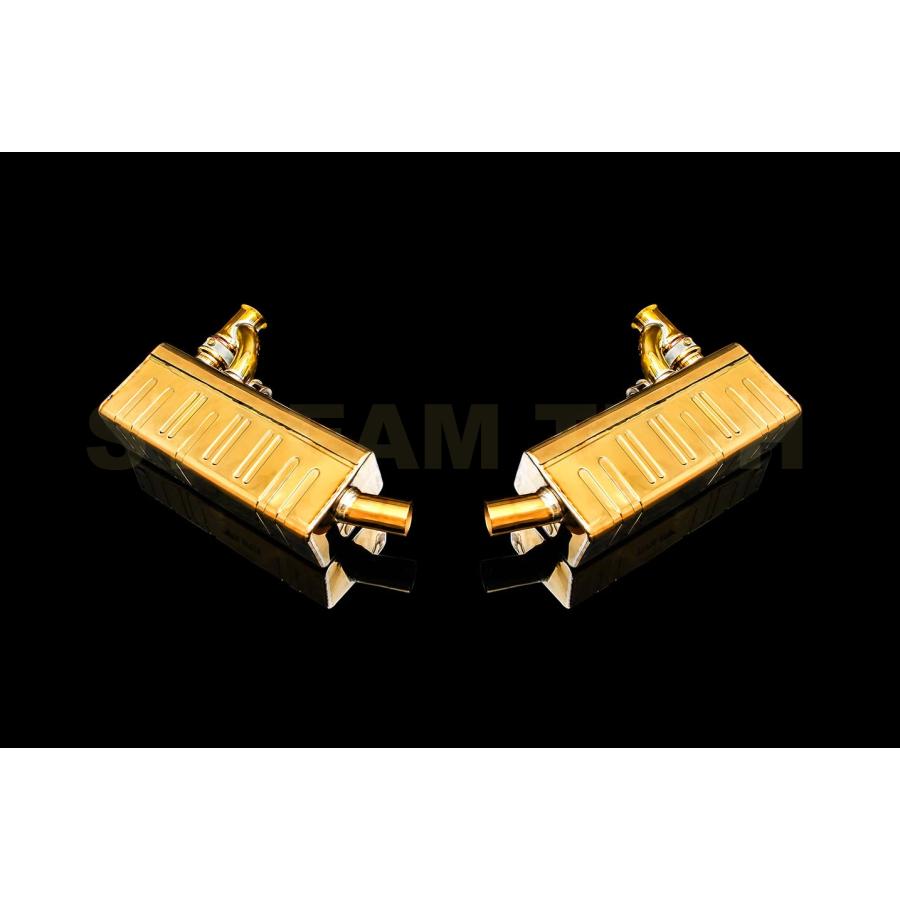 iPE イノテック PORSCHE 981 ボクスター ケイマン用 可変バルブ付き マフラー フルシステム チタン製 テールエンド ポルシェ Boxster Cayman |  | 08