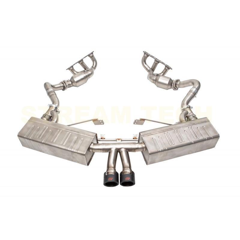 iPE イノテック PORSCHE 981 ボクスター ケイマン用 可変バルブ付き マフラー フルシステム チタン製 テールエンド ポルシェ Boxster Cayman |  | 09