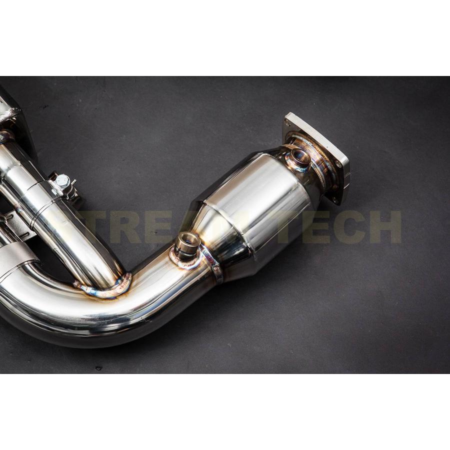 iPE イノテック PORSCHE 991 カレラ 後期用 可変バルブ マフラー フルシステム ステンレス製 テールエンド ポルシェ 911 991.2 Carrera S 4 4S GTS |  | 05
