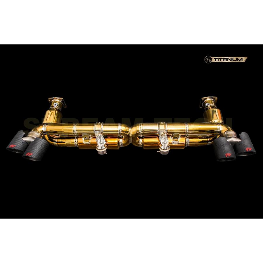 iPE イノテック PORSCHE 991 ターボ ターボ S用 可変バルブ マフラー フルシステム チタン製 テールエンド ポルシェ 911 991.1 991.2 Turbo Turbo S |  | 03