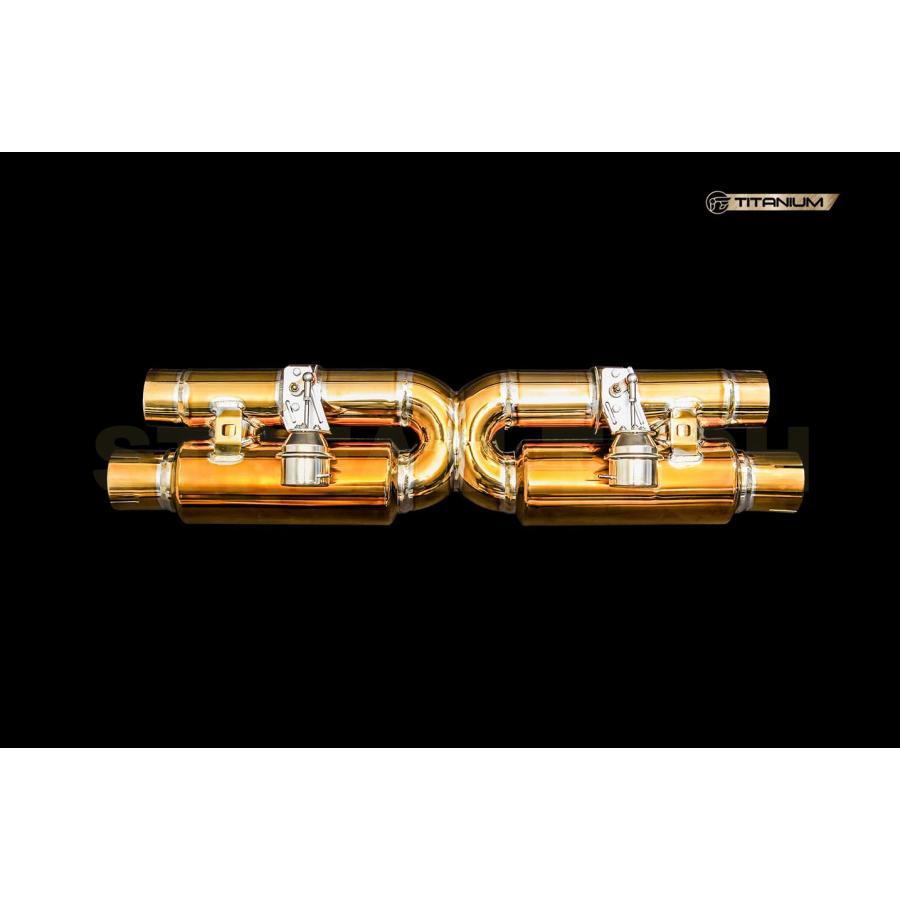 iPE イノテック PORSCHE 991 ターボ ターボ S用 可変バルブ マフラー フルシステム チタン製 テールエンド ポルシェ 911 991.1 991.2 Turbo Turbo S |  | 05