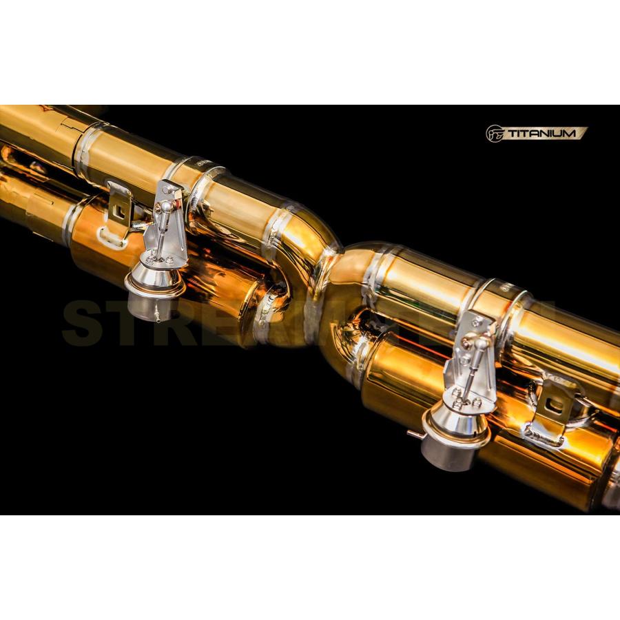 iPE イノテック PORSCHE 991 ターボ ターボ S用 可変バルブ マフラー フルシステム チタン製 テールエンド ポルシェ 911 991.1 991.2 Turbo Turbo S |  | 06