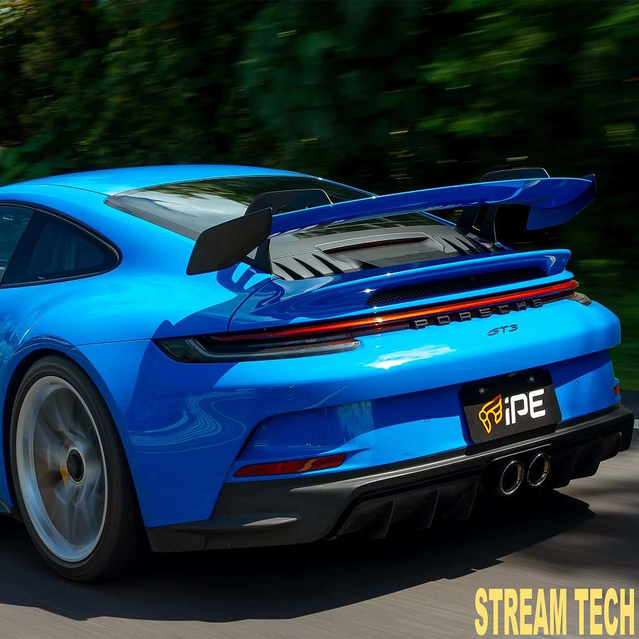 iPE イノテック PORSCHE 992 GT3用 可変バルブ マフラー チタン製
