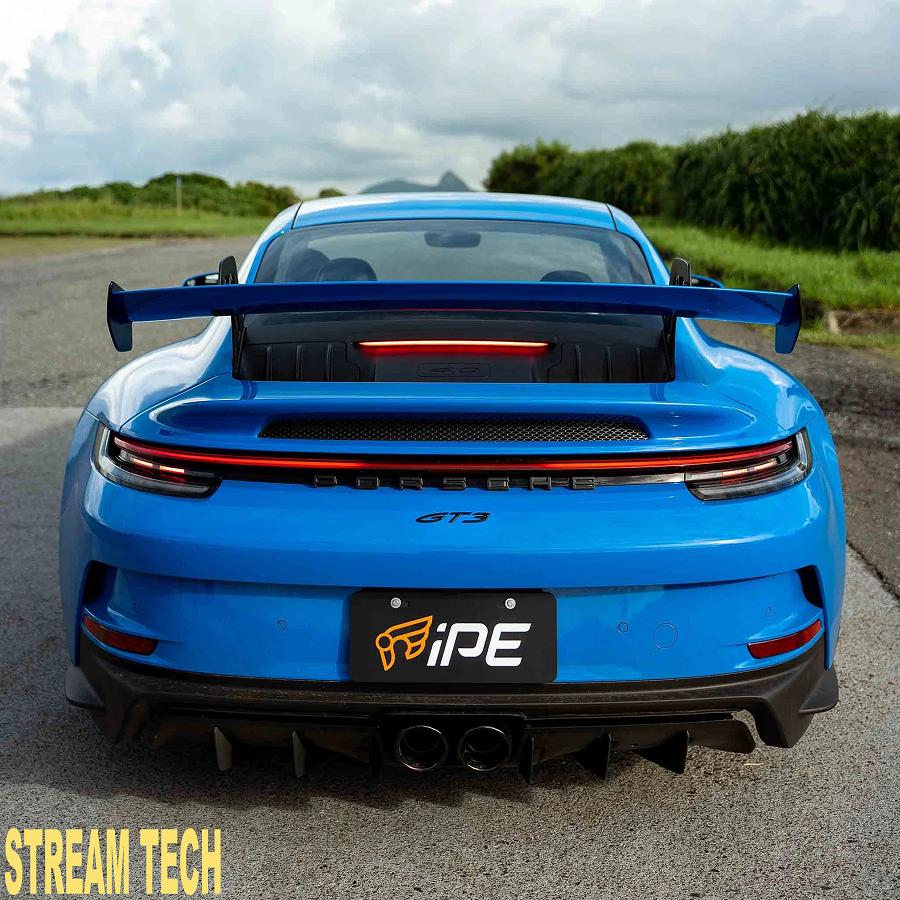 iPE イノテック PORSCHE 992 GT3用 可変バルブ マフラー チタン製