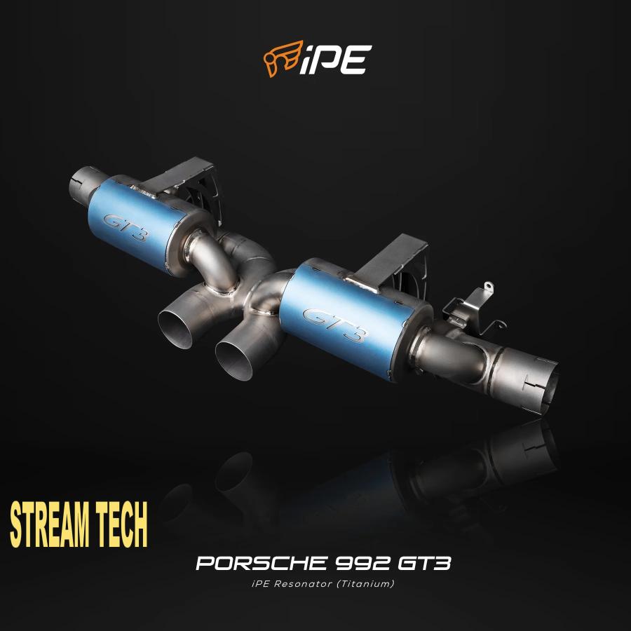 iPE イノテック PORSCHE 992 GT3用 可変バルブ マフラー チタン製
