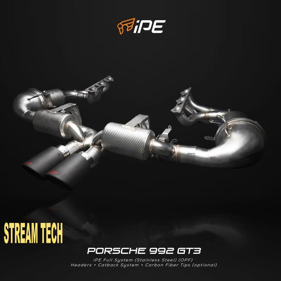 iPE イノテック PORSCHE 992 GT3用 可変バルブ マフラー フルシステム ステンレス製 キャタライザー テールエンド ポルシェ 911 992.1 GT3 RS ツーリング |  | 04