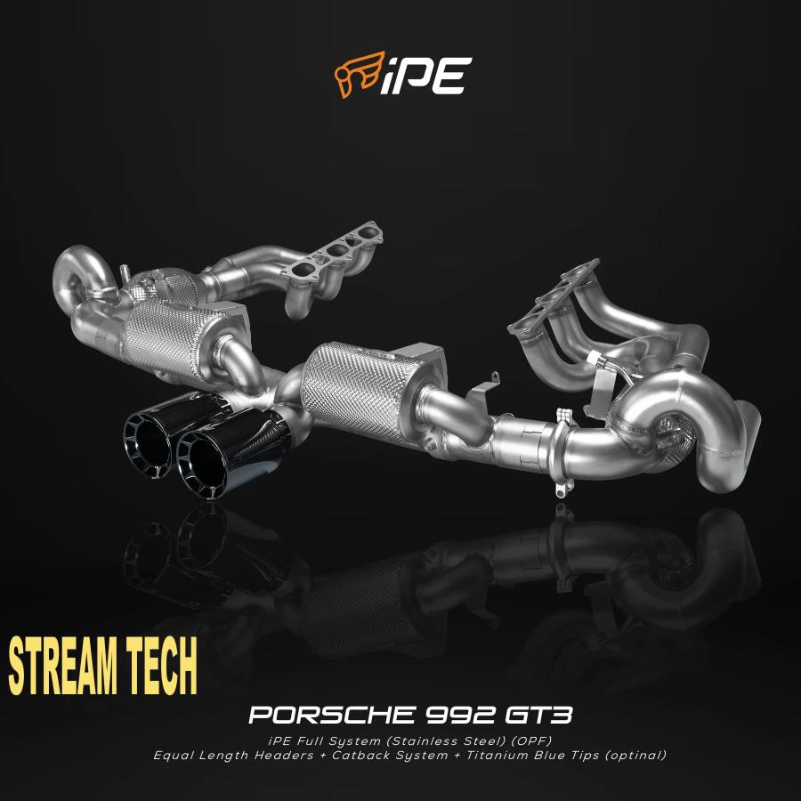 iPE イノテック PORSCHE 992 GT3用 可変バルブ マフラー フルシステム ステンレス製 キャタライザー テールエンド ポルシェ 911 992.1 GT3 RS ツーリング |  | 05