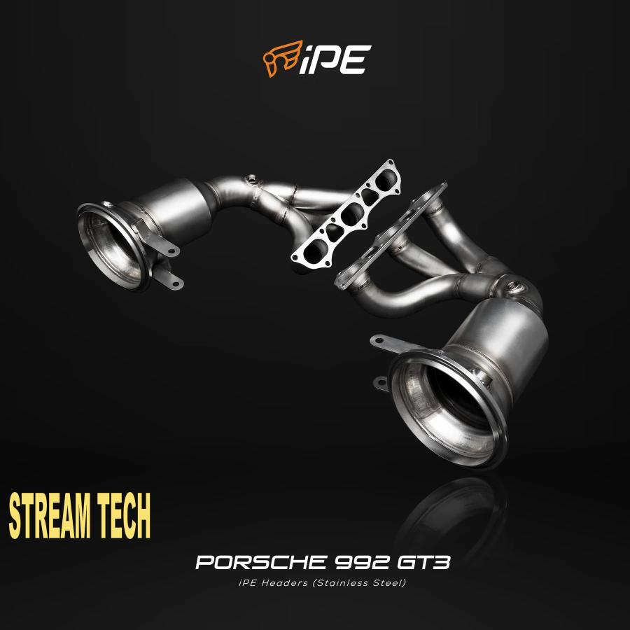 iPE イノテック PORSCHE 992 GT3用 可変バルブ マフラー フルシステム ステンレス製 キャタライザー テールエンド ポルシェ 911 992.1 GT3 RS ツーリング |  | 07