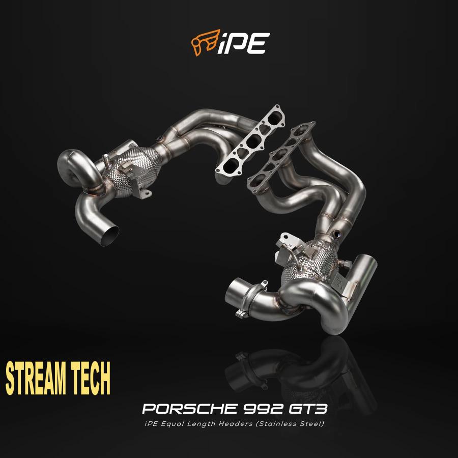iPE イノテック PORSCHE 992 GT3用 可変バルブ マフラー フルシステム ステンレス製 キャタライザー テールエンド ポルシェ 911 992.1 GT3 RS ツーリング |  | 08