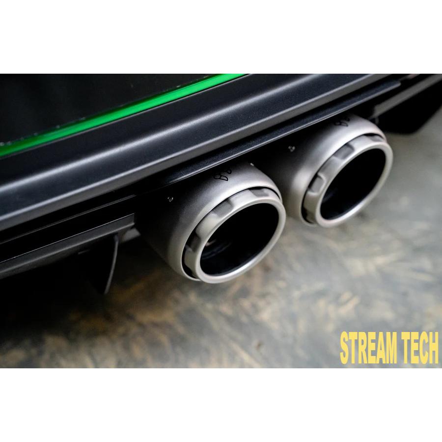 iPE イノテック PORSCHE 992 GT3用 可変バルブ マフラー F1バージョン フルシステム ステンレス製 キャタライザー テールエンド ポルシェ 911 GT3 RS ツーリング |  | 01