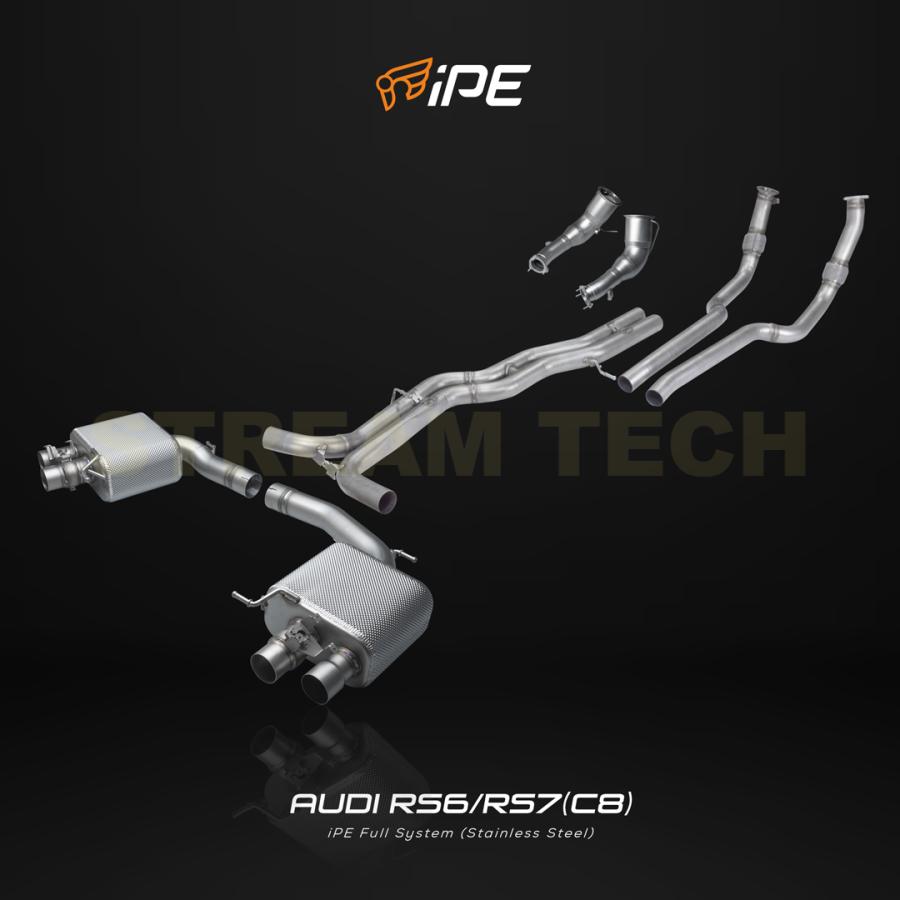 iPE イノテック AUDI C8 RS6 RS7用 可変バルブ マフラー フル