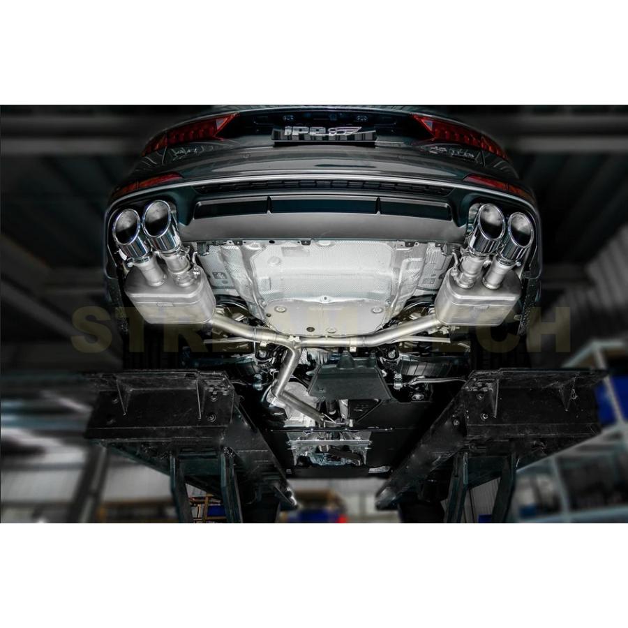 iPE イノテック AUDI C8 A6 A7 45TFSI 2.0T用 可変バルブ マフラー フルシステム ステンレス製 キャタライザー テールエンド アウディ Quattro | 