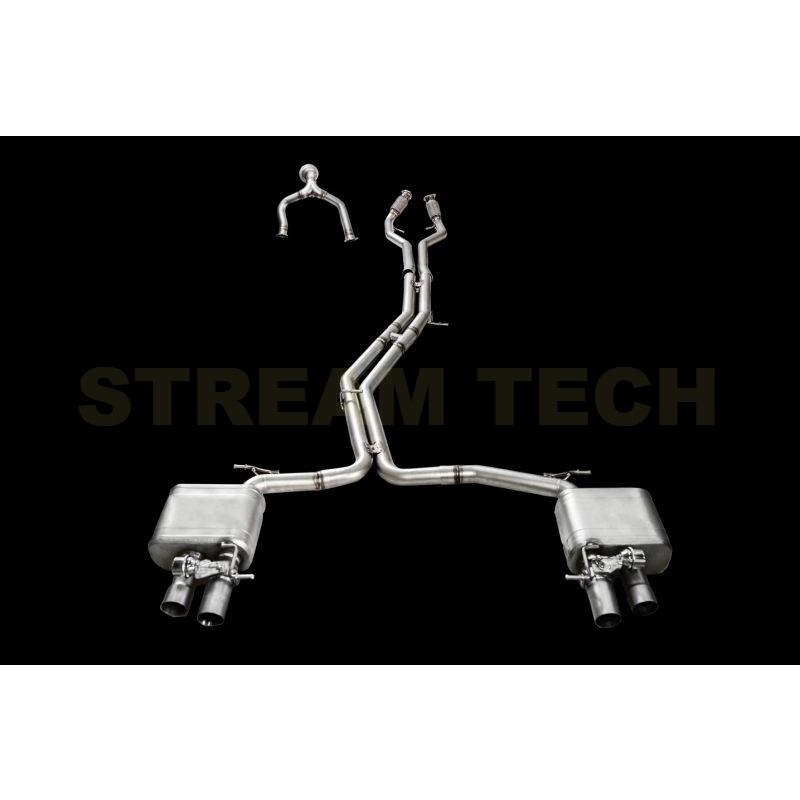 iPE イノテック AUDI C8 A6 A7 55TFSI 3.0T用 可変バルブ マフラー フルシステム ステンレス製 キャタライザー テールエンド アウディ Quattro |  | 03