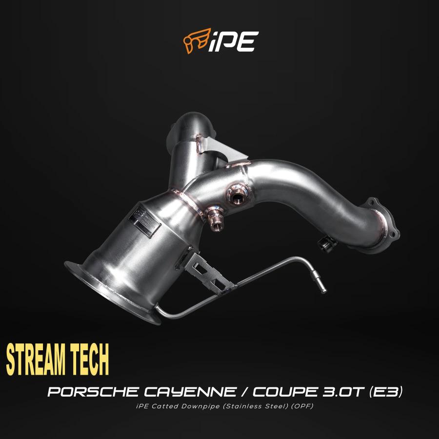 iPE イノテック PORSCHE E3 カイエン 3.0T用 可変バルブ マフラー フルシステム ステンレス製 キャタライザー テールエンド ポルシェ Cayenne SUV クーペ |  | 10