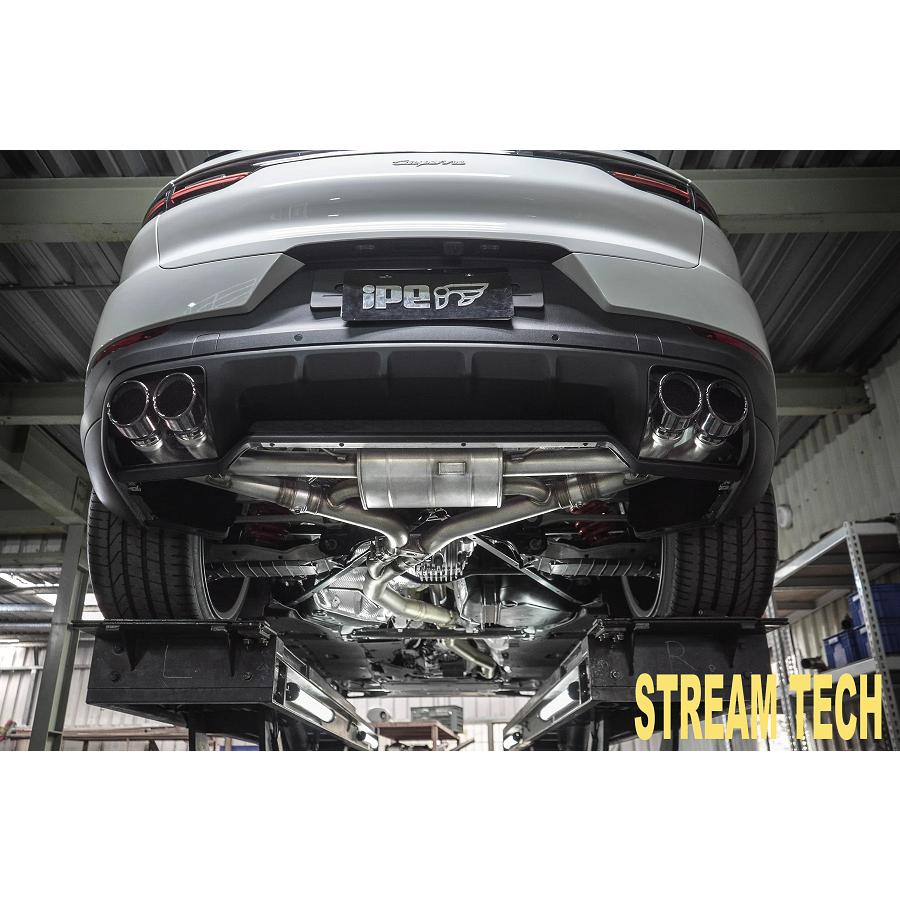iPE イノテック PORSCHE E3 カイエン 3.0T用 可変バルブ マフラー フルシステム ステンレス製 キャタライザー テールエンド ポルシェ Cayenne SUV クーペ |  | 04