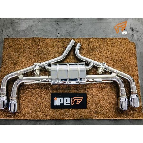 iPE イノテック PORSCHE E3 カイエン 3.0T用 可変バルブ マフラー フルシステム ステンレス製 キャタライザー テールエンド ポルシェ Cayenne SUV クーペ |  | 06
