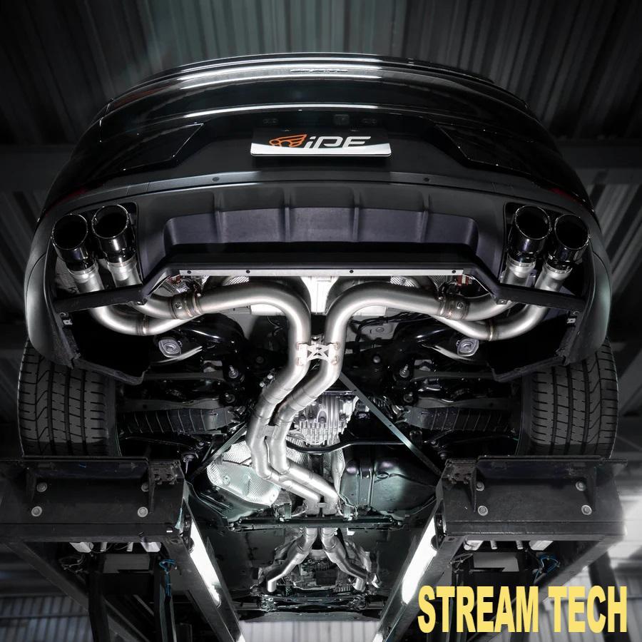 iPE イノテック PORSCHE E3 カイエン S 2.9T用 可変バルブ マフラー フルシステム ステンレス製 キャタライザー テールエンド ポルシェ Cayenne S SUV クーペ |  | 01