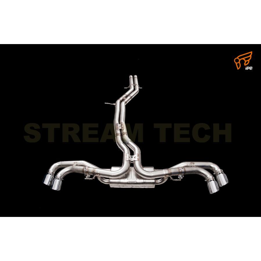 iPE イノテック PORSCHE E3 カイエン ターボ 4.0T用 可変バルブ マフラー フルシステム ステンレス製 キャタライザー テールエンド ポルシェ Cayenne Turbo S |  | 05
