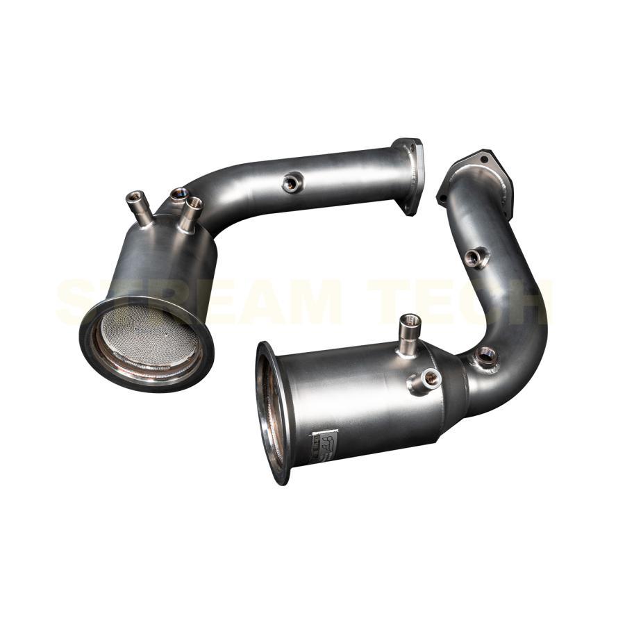 iPE イノテック PORSCHE E3 カイエン ターボ 4.0T用 可変バルブ マフラー フルシステム ステンレス製 キャタライザー テールエンド ポルシェ Cayenne Turbo S |  | 07