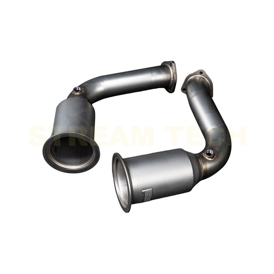 iPE イノテック PORSCHE E3 カイエン ターボ 4.0T用 可変バルブ マフラー フルシステム ステンレス製 キャタライザー テールエンド ポルシェ Cayenne Turbo S |  | 08